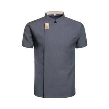Imagem de Roupas De Trabalho Para Chef Profissional, Camisa De Cozinha, Uniforme