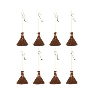 Imagem de Conjunto De Mini Vassouras De Cabelo Macio 1-10 Peças, Escova De Palha