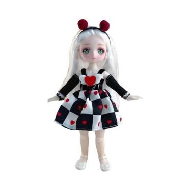 Imagem de Boneca BJD De 23cm Para Crianças, Presente Feminino, Estilo Douyin, Ro