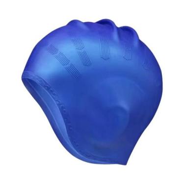 Imagem de Touca De Natação Profissional Durável Em Silicone Para Adultos E Adole