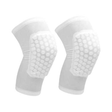 Imagem de Protetor De Joelho Respirável Com Almofadas De Compressão Em Colmeia À