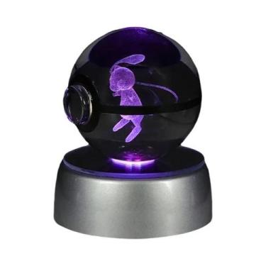 Imagem de Base De Luz LED Para Figuras De Bola De Cristal 3D Pokémon: Butterfree