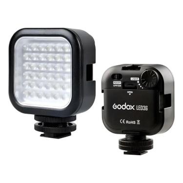 Imagem de Painel De Luz Led Godox Led36 Cor Branca-Frio Com Estrutura