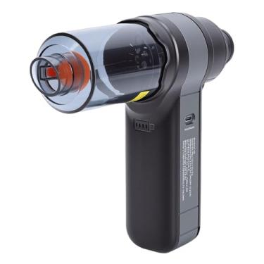 Imagem de Fockety Espanador de Ar Elétrico, Mini Soprador Portátil Recarregável de 90000 RPM, Soprador de Poeira de Baixo Ruído Com Carregamento USB Com Bateria de 16000 MAh para Computador