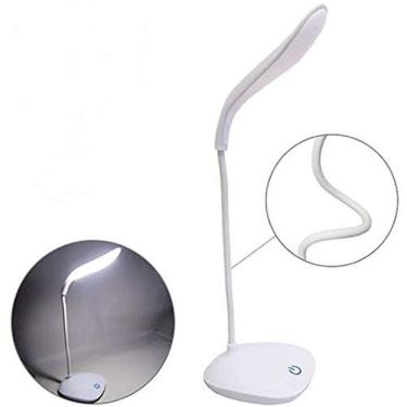 Imagem de Luminaria De Mesa Flexivel Recarregavel Usb Com Sensor Touch 14 Leds - Mesa