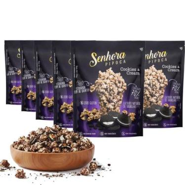 Imagem de Kit c/ 6und Pipoca Gourmet Cookies & Cream SENHORA 100g