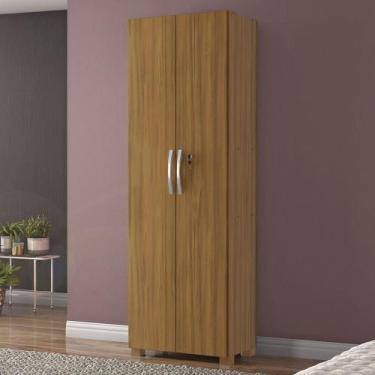Imagem de Armário Multiuso 2 Portas com Pés NT 4020 Notável Móveis, Freijó Trend