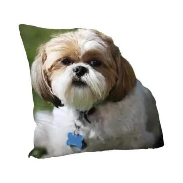 Imagem de Capa De Almofada Para Cachorro Shih Tzu, Capa Decorativa Moderna Para 