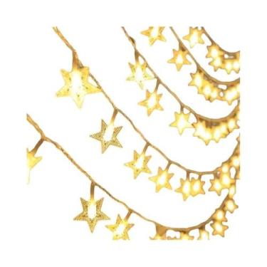 Imagem de Luzes De Cadeia LED Em Forma De Estrela Para Decoração De Festas, Casa