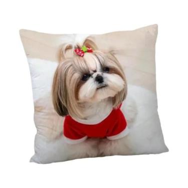 Imagem de Capa De Almofada Para Cachorro Shih Tzu, Capa Decorativa Moderna Para 