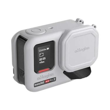 Imagem de Capa De Silicone Insta360 Ace pro 2 Com Tampa De Lente E Mini Bolsa De