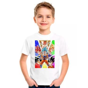 Imagem de Camiseta Desenho DRAGON BALL Z Moda Infantil Roupa Criança 02 - DESIGN