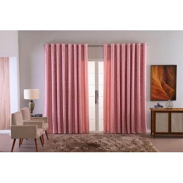 Imagem de cortina sala quarto decoraçao jacquard tecido luxo 4,00x2,80 cor:avela