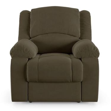 Imagem de Poltrona Do Papai Reclinável Sala De Cinema Barcelona Elétrica Touch Usb Veludo Verde Esmeralda