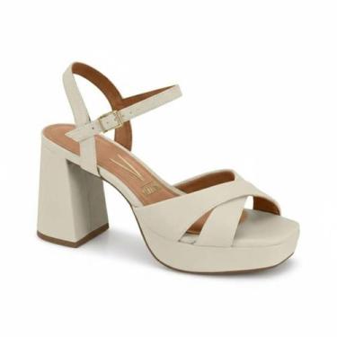 Imagem de Sandália Feminina Vizzano Fivela Salto Alto Confortável Original -, Br