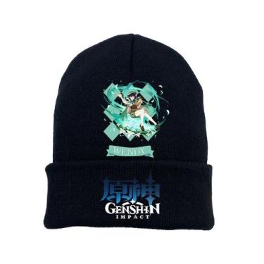 Imagem de Chapéu de malha Genshin Impacts Anime Winter Beanie unissex - Yiweisai