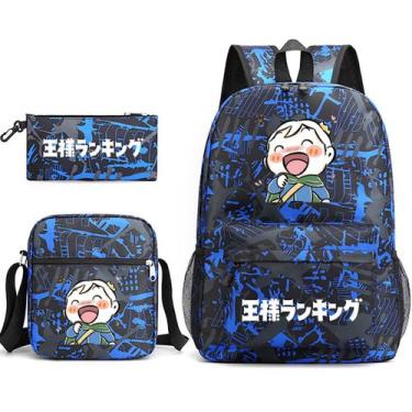 Imagem de Conjunto de mochilas Rankings Of Kings Cartoon Kids School Nylon - yiw