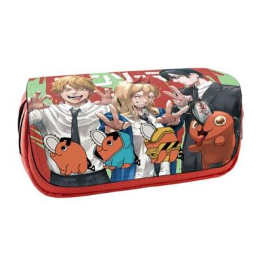 Imagem de Estojo de lápis Cartoon Anime Chainsaws Mans Large Capacity - yiweisai