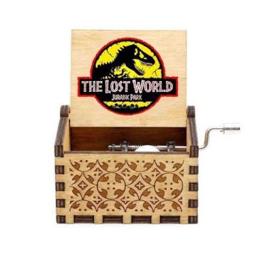 Imagem de Caixa de música Lost World Jurassices Parkes Wood com tema de anime - 