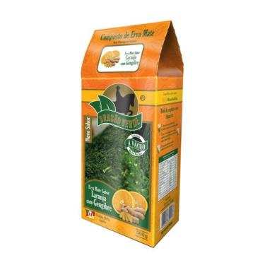 Imagem de Erva Mate Chimarrão BRASÃO VERDE LARANJA GENGIBRE 500gr