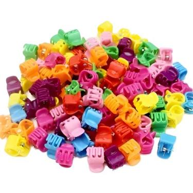 Imagem de Kit 192 Und Mini Piranha Prendedor Cabelo Infantil Variados - Baby Fri