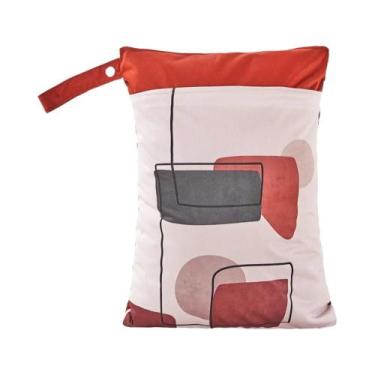 Imagem de Bolsa Impermeável Reutilizável Para Fraldas Com Impressão Digital One 