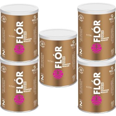 Imagem de Kit 5X Vital Flór - 60 Cápsulas - Vital Âtman-Masculino