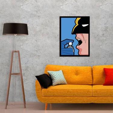 Imagem de Quadro Decorativo Batman em Busca do Hálito Fresco