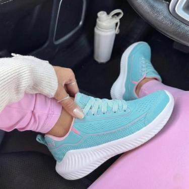 Imagem de Tênis Feminino Esportivo Academia Caminhada Confortável Leve - Sandstr