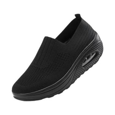 Imagem de Sapatos Ortopédicos Femininos Para Caminhada, Antiderrapantes, Com Alm