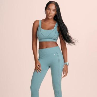 Imagem de Top Esportivo LSport Seamless Max II Alta Sustentação - Lupo, Verde, G