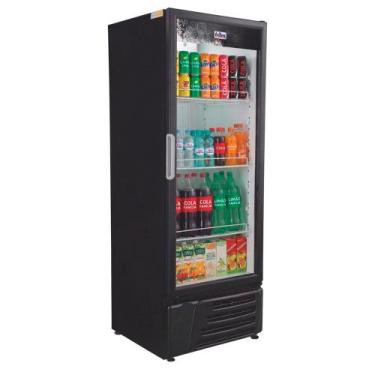Imagem de Refrigerador Expositor Vertical Frilux 410 Litros Preto Porta de Vidro