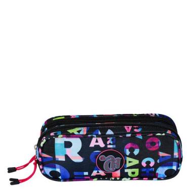 Imagem de Estojo 2 Compartimentos Capricho Party - Preto - Sestini, Preto