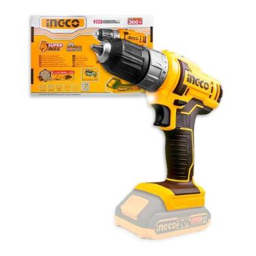 Imagem de Parafusadeira Furadeira a Bateria Ingco 20V 45Nm 10Mm 2 Velocidades Se