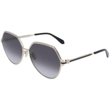 Imagem de Óculos de Sol Ferragamo SF325S 738 - Dourado 62-Feminino