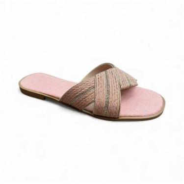 Imagem de Rasteiras  Clube das Rasteirinhas Aura Feminina-Feminino