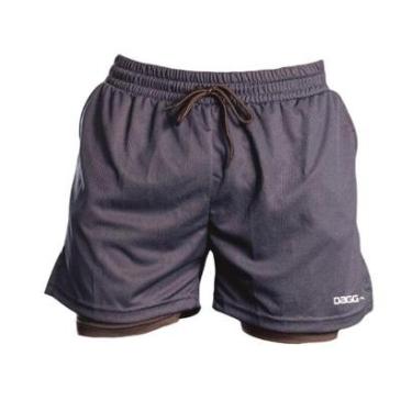 Imagem de Roupa Academia Dagg Sport Camisa ou Short 2 em 1 Com Bolso Interno-Masculino