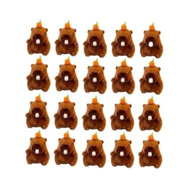 Imagem de Brinquedo De Pelúcia Capivara Fofa, Soprador De Bolhas Portátil, Pinge