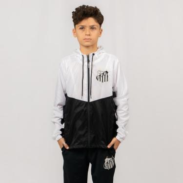 Imagem de Jaqueta Santos Oficial Corta Vento Nylon Juvenil-Masculino