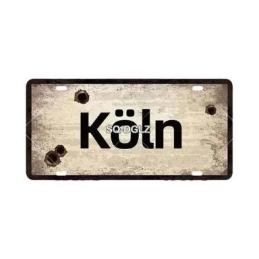 Imagem de Placa De Metal Vintage De Berlim, Sinal Retro Para Decoração De Parede