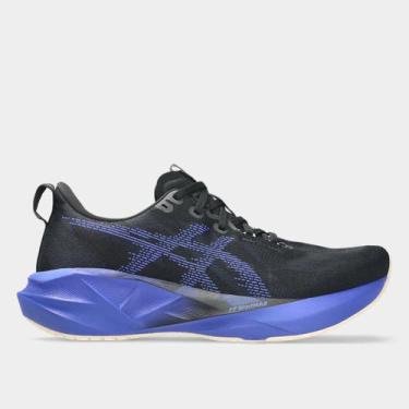 Imagem de Tênis Asics Novablast 5 Masculino, Preto, Azul claro, 42