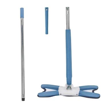 Imagem de Mop Rodo De Limpeza Giratorio Retangular Ajustavel Retratil - Azul Escuro