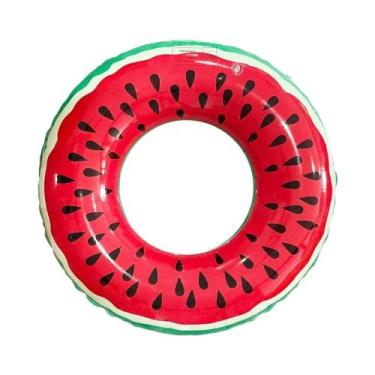 Imagem de Boia Inflável De Melancia Em PVC Para Natação, Piscina, Praia, Festas 