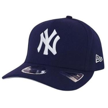 Imagem de Boné New Era 9FIFTY New York Yankees Stretch-Snap Azul Marinho-Unissex