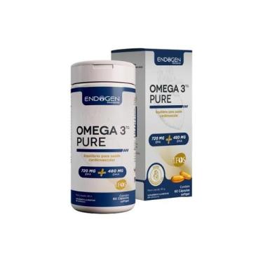 Imagem de Ômega 3 TG Pure Endogen Alta Concentração 720mg EPA 480mg DHA