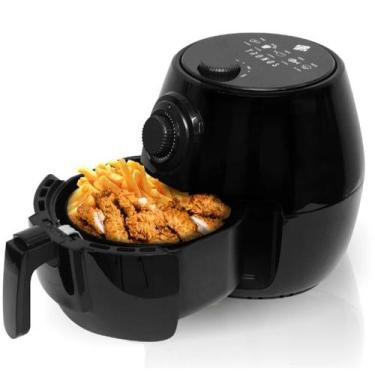 Imagem de Fritadeira Elétrica Air Fryer Tronos 3L Cesto 2,6L, 1400W, 220V, Preta