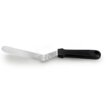 Imagem de Espátula Curva Para Confeitar Em Inox E Cabo Plástico 15,5Cm