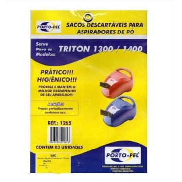 Imagem de Saco Descartável Aspirador De Pó Porto Pel para Arno Triton 1300 1400 