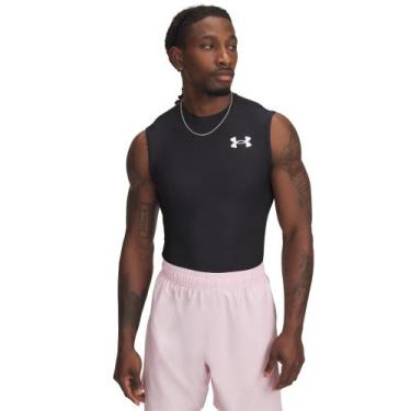 Imagem de Regata de Treino Under Armour HeatGear OG Masculina, Preto, G