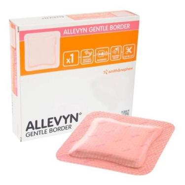 Imagem de Allevyn gentle border 12,5cm x 12,5cm - smith & nephew - 66800272